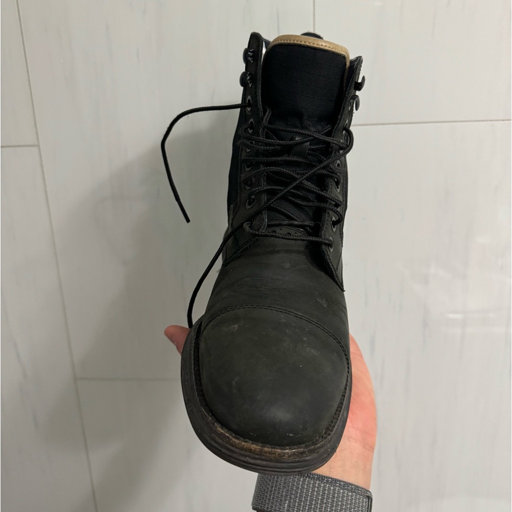 Cole Haan Lunargrand Lace Boots - Black, Size 8.5M - Picture 6 of 7
